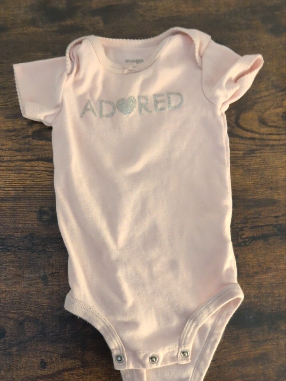 5/$25 Simplejoys Pink  Onesie Bodysuit 12M